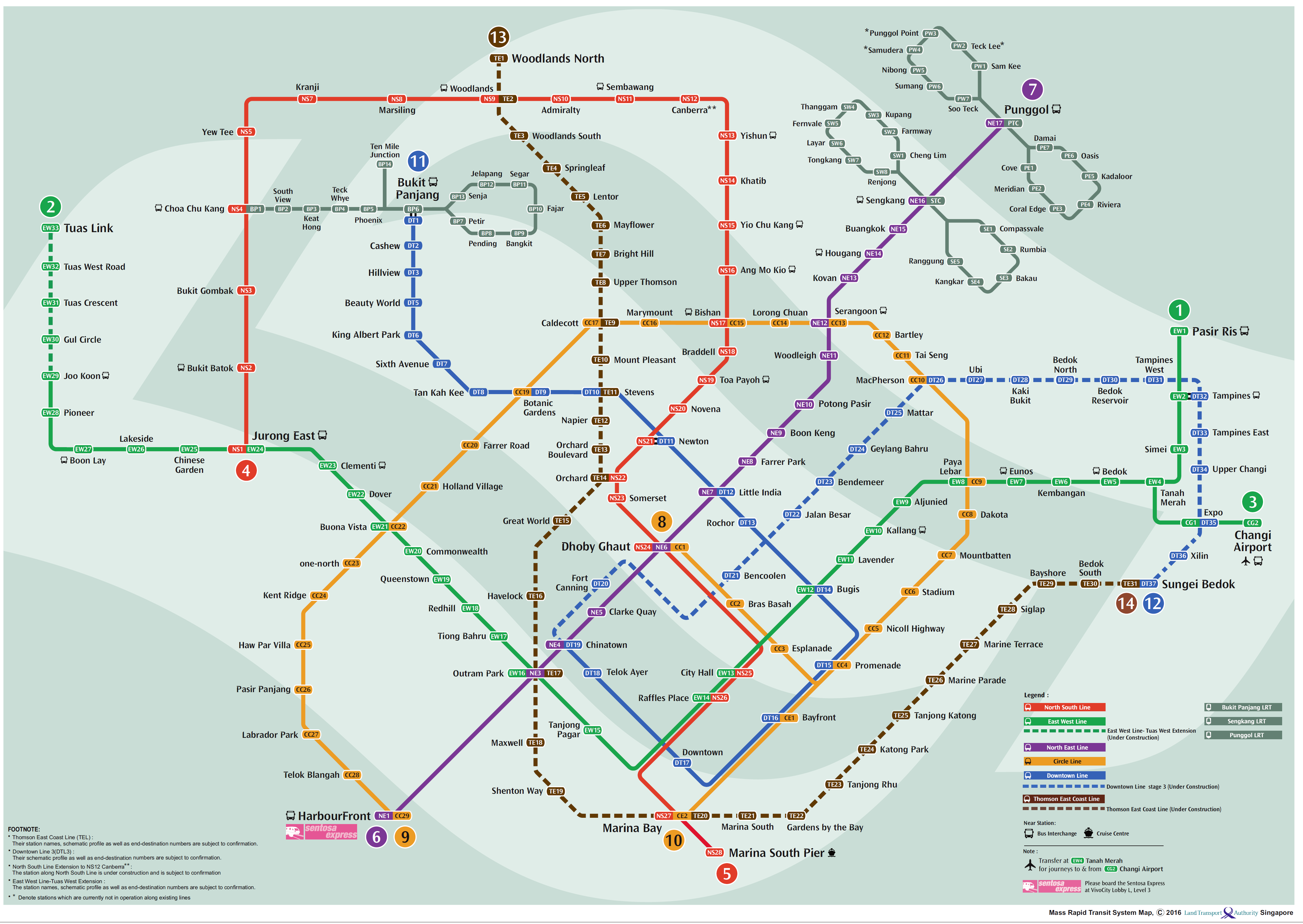 map of singapore mrt stations