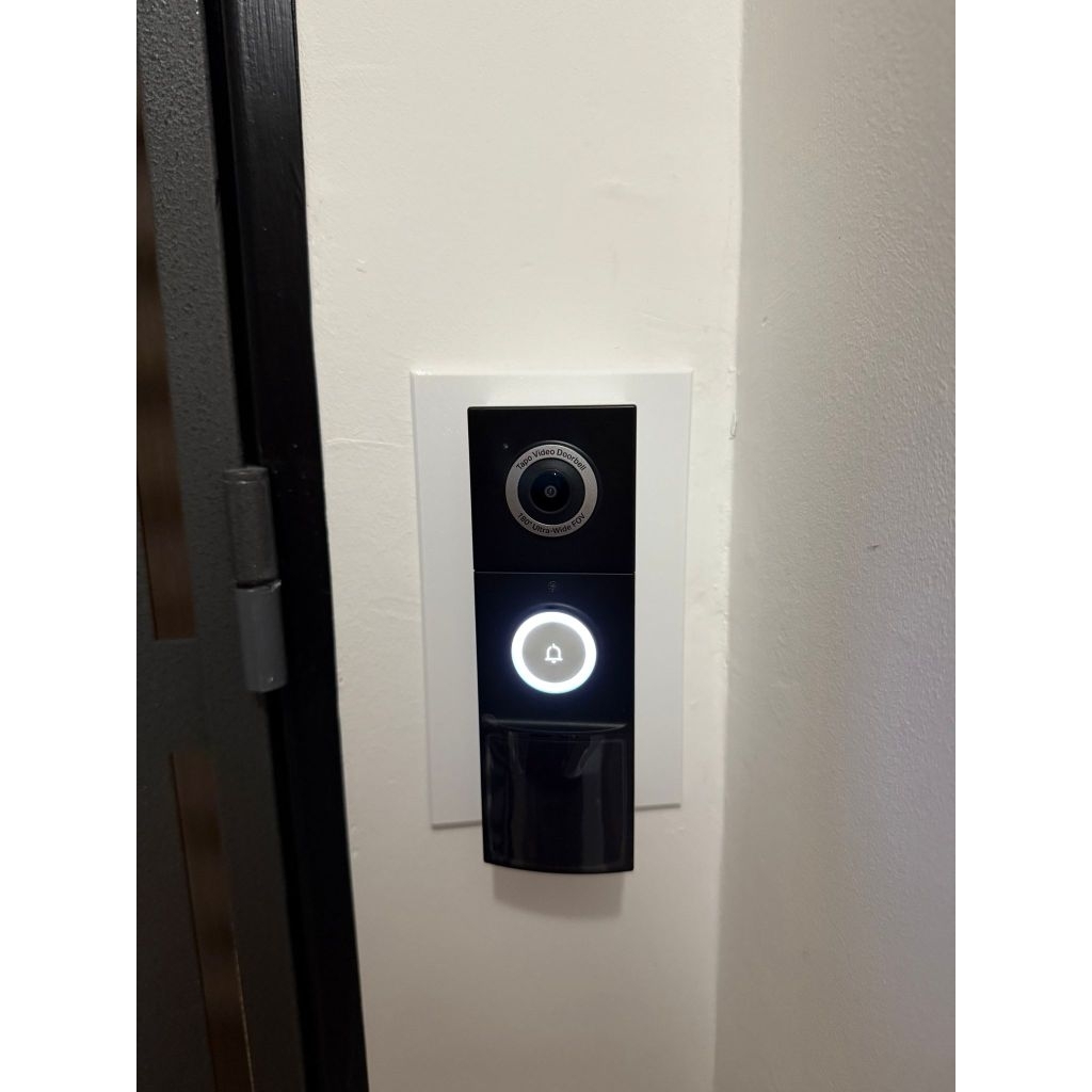 faceplate for video doorbell